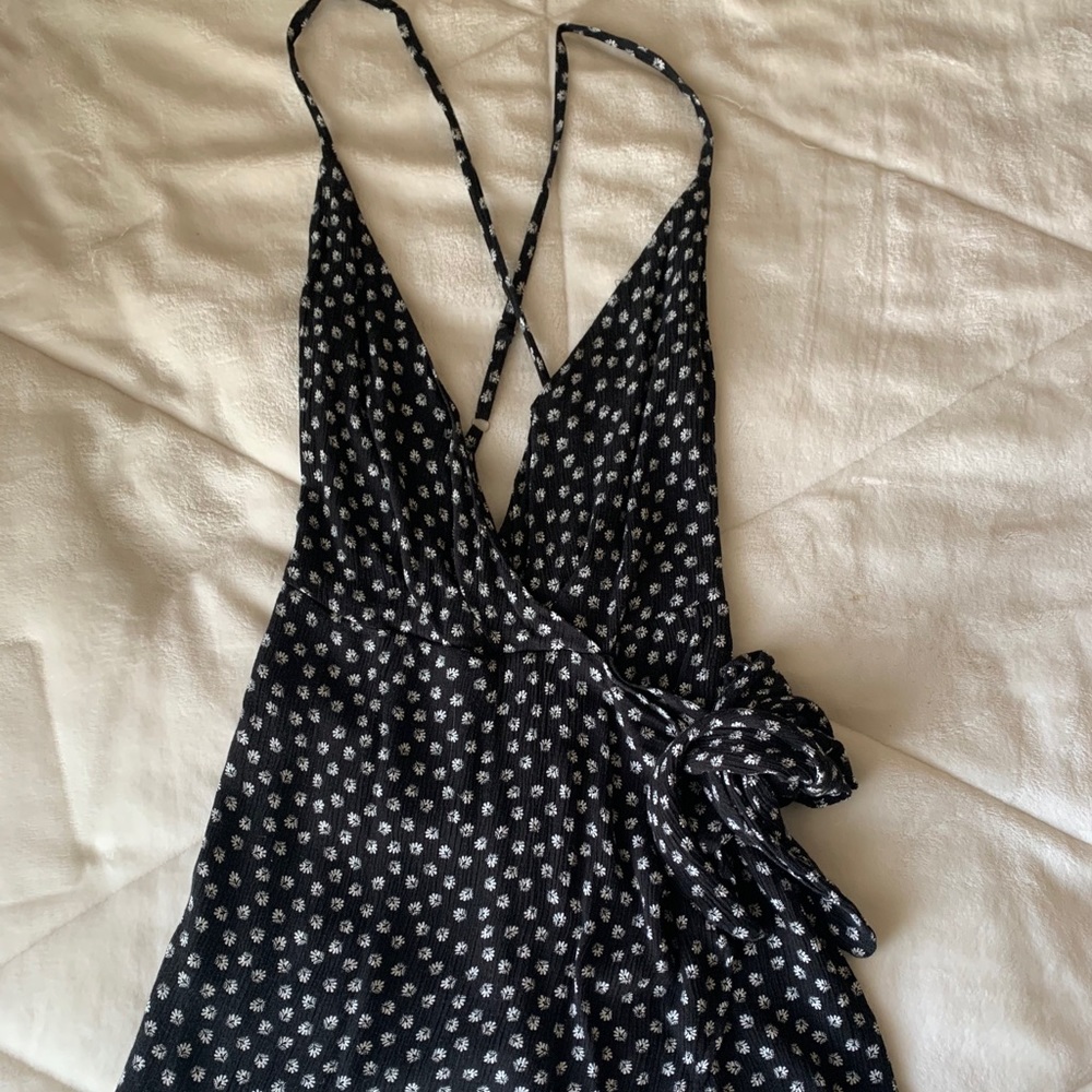 patterned romper